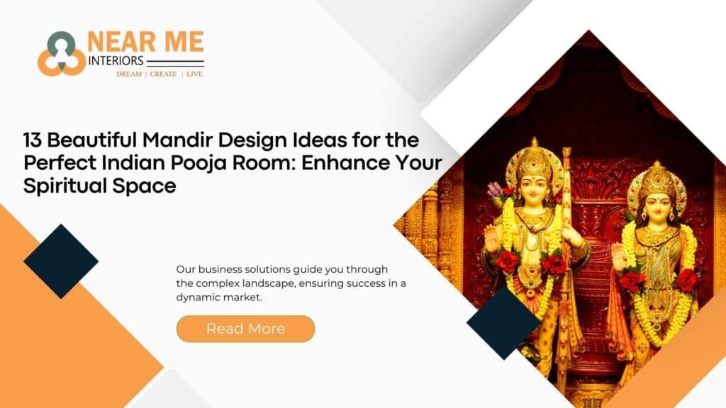 In every Indian home, the pooja room, or mandir, holds a sacred place, serving as the spiritual heart of the household. Designing this space is not just about aesthetics but also about fostering a serene ambiance conducive to prayer and meditation. Here, we present 13 beautiful mandir design ideas that blend tradition with modernity, offering inspiration to craft the perfect Indian pooja room.