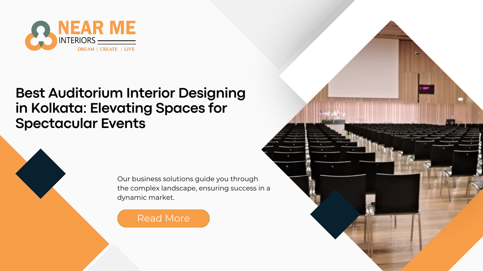Read more about the article Best Auditorium Interior Designing in Kolkata: Elevating Spaces for Spectacular Events