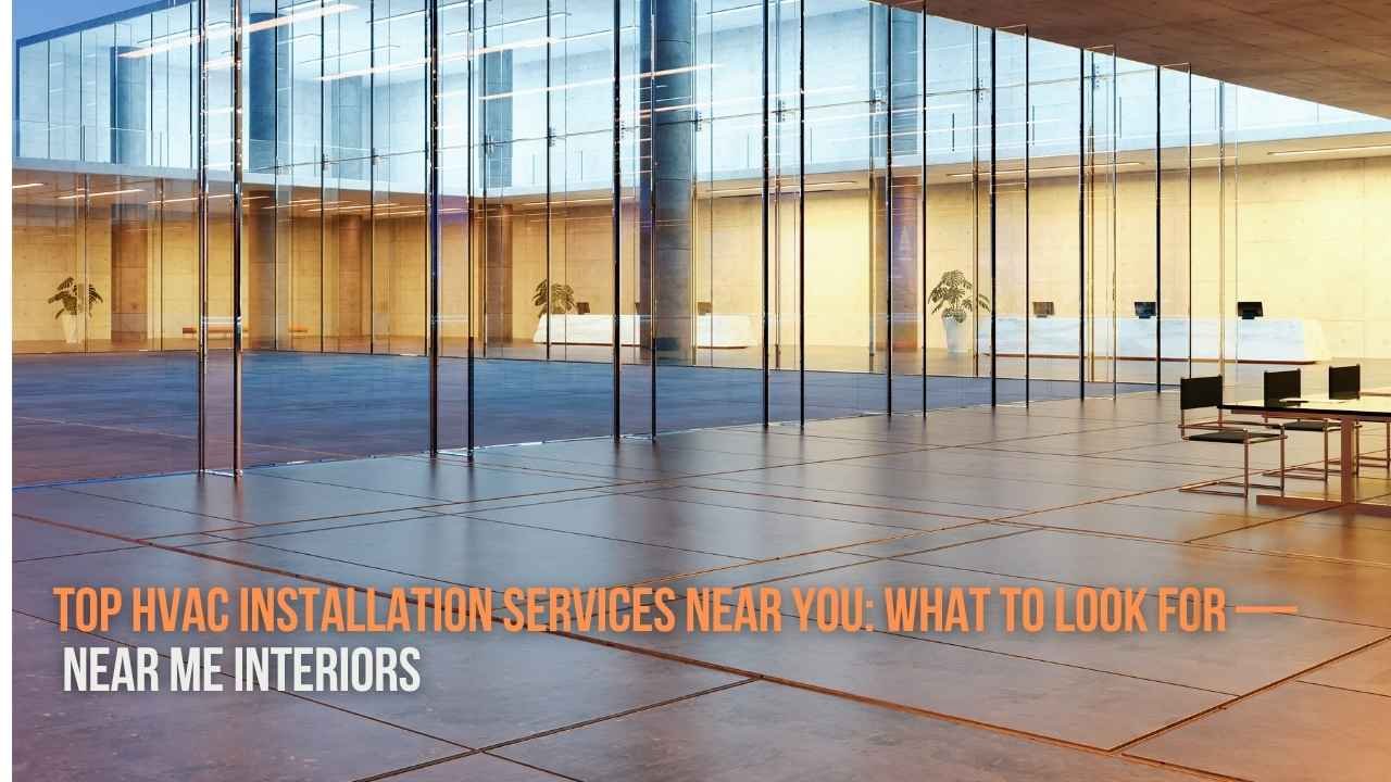 Read more about the article Top HVAC Installation Services Near You: What to Look For